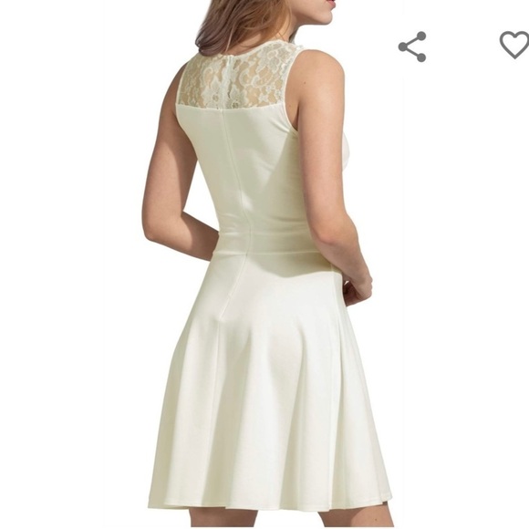 NWT Floral Lace Pleated Little Cocktail Party Dress - Picture 3 of 8